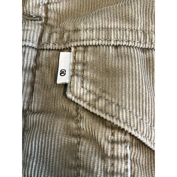 Levi's Womens Trucker Jacket Corduroy Sherpa Lined Tan Khaki Size Medium - Picture 10 of 13